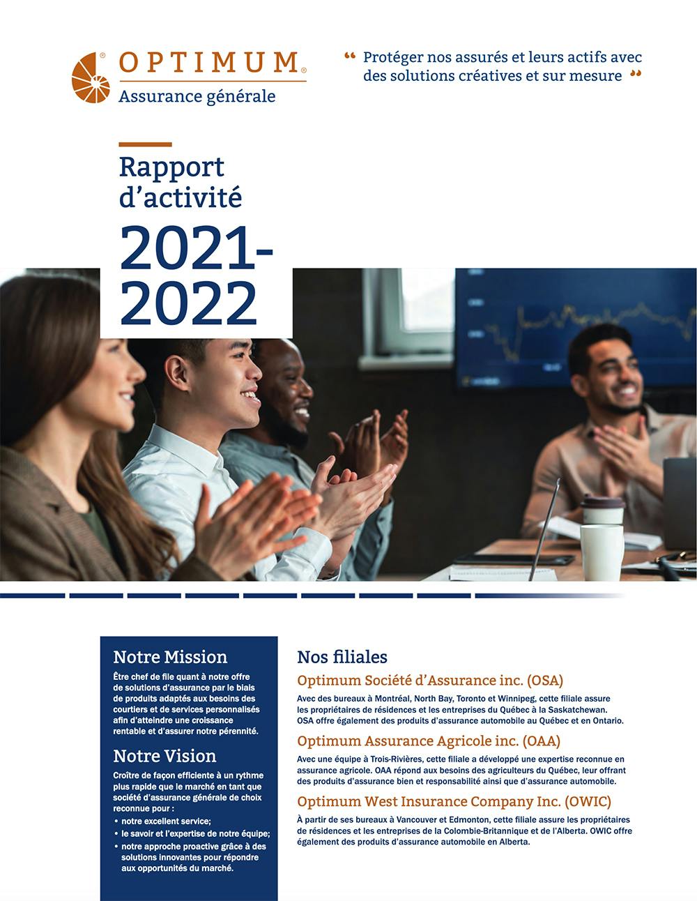 OGI - Rapport d'activité 2022-2021